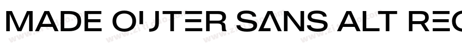 MADE Outer Sans Alt Regular PERSONAL USE字体转换